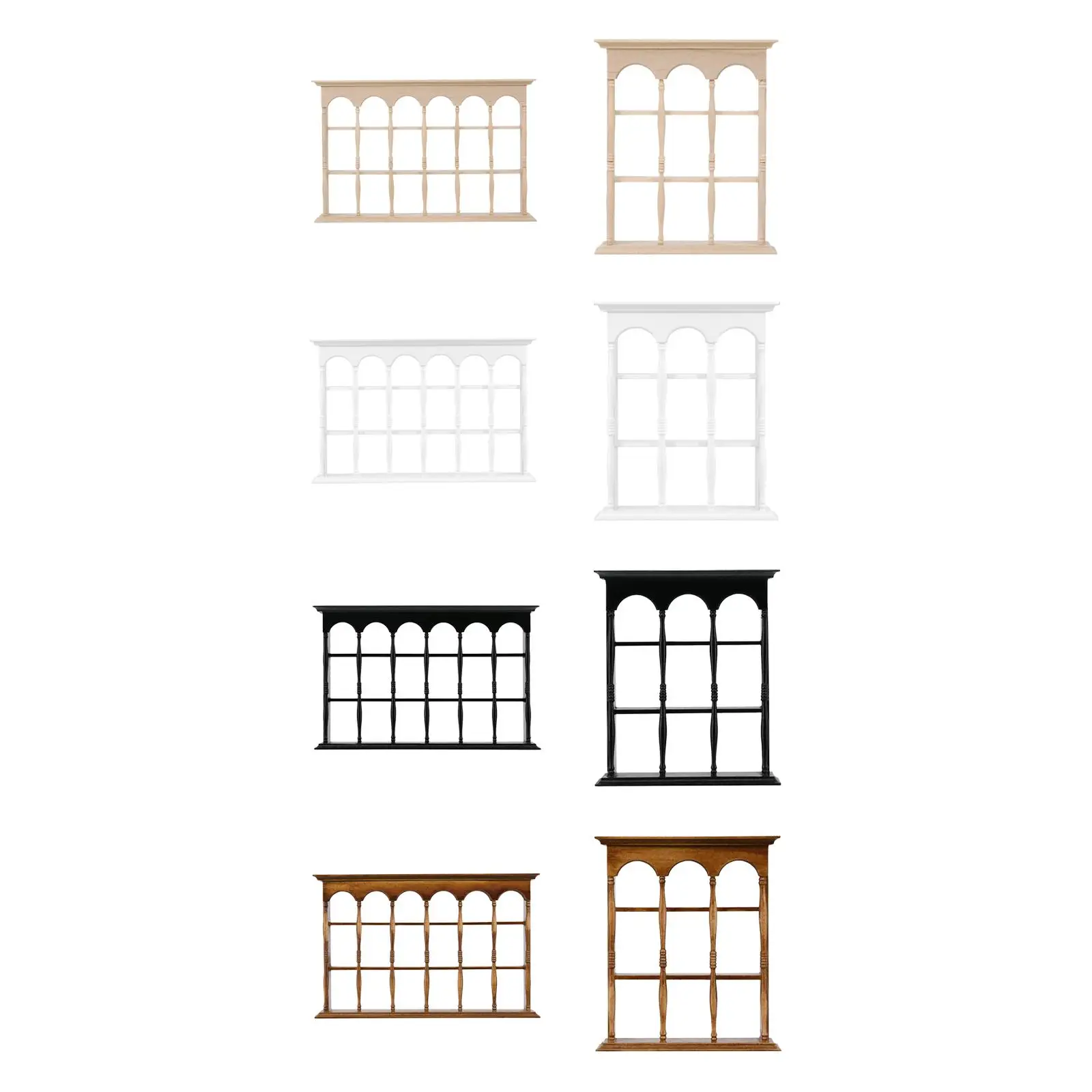 

1/6 Storage Rack Simulation Gifts Decoration Wooden for Doll DIY Accessories