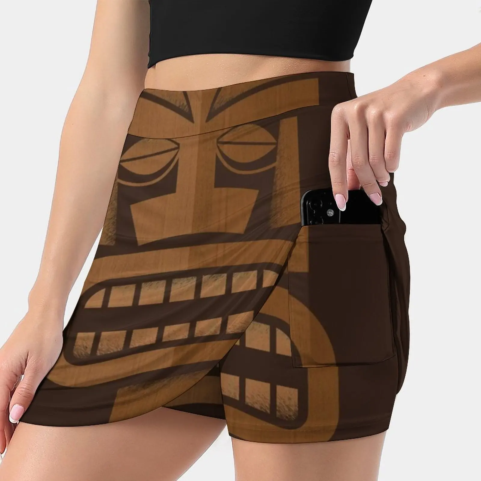 

Tiki 001 Skirts Woman Fashion 2022 Pant Skirt Mini Skirts Office Short Skirt Hawaii Tiki Surf