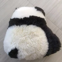 cute pillow wool pillowcase sofa pillow bedside bay window cushion fur all in one cartoon panda pp pillow