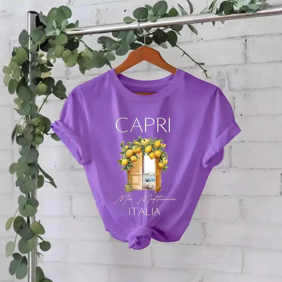 Футболки из чистого хлопка с коротким рукавом женская футболка круглым вырезом в