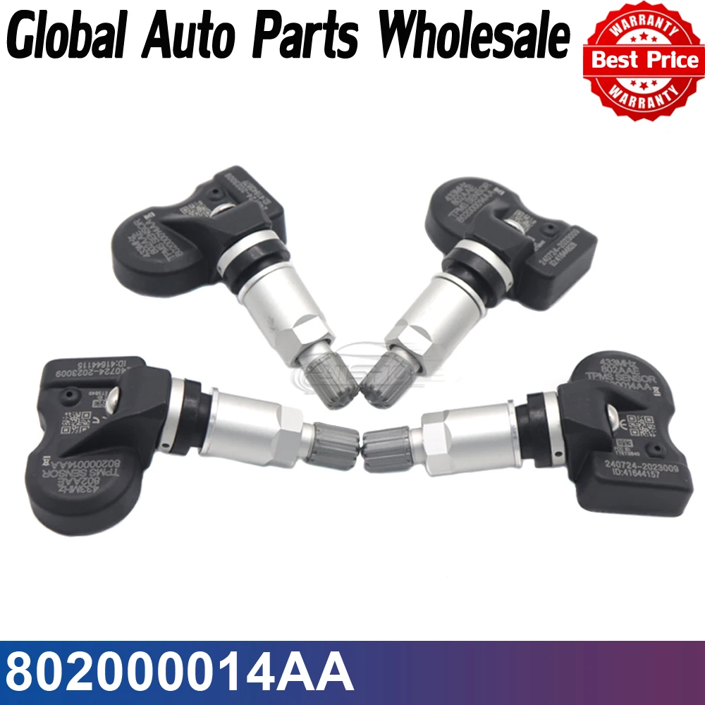 Датчик контроля давления в шинах TPMS 802000014 AA для EXEED TX TXL VX Lingyun Lanyue 2019-2024 433 МГц