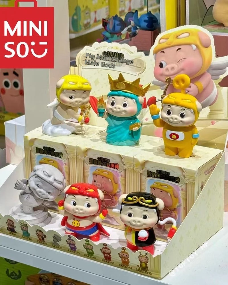 Miniso глухая коробка необычная игрушка Ggbond кавайные украшения детский подарок на