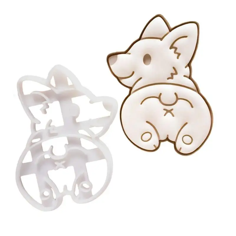

Lovely Corgi Dog Shaped Cookie Cutters Mold Kitchenware Cute Bakeware DIY Fondant Mold Tool Kitchen Baking Tool Accessories