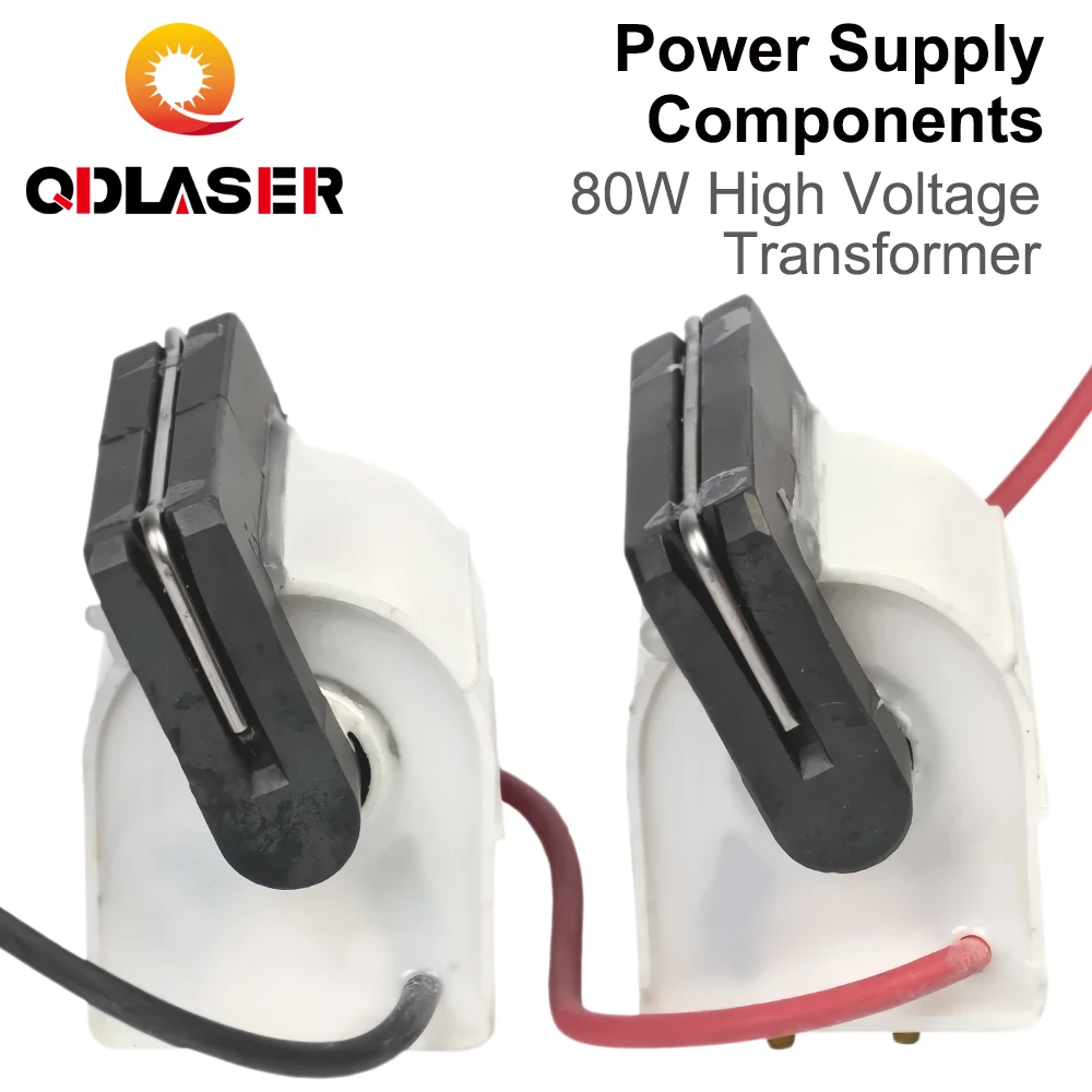 Фото Высоковольтный трансформатор QDLASER CO2 80W PSU (катушка зажигания) для лазерного гравировально-резательного оборудования №2