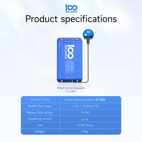 Smart Active Balancer 1A LiFePO4 для аккумуляторов 4S-24S