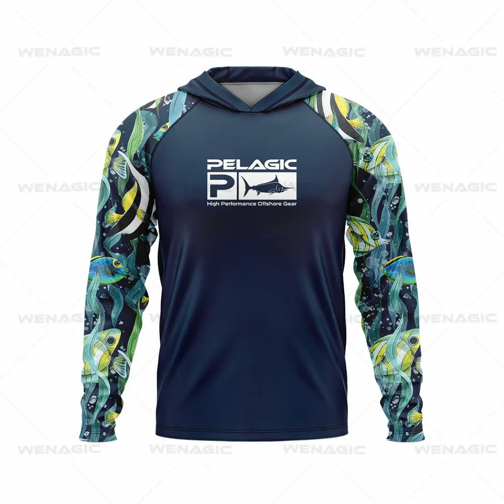 

Мужская футболка с длинным рукавом, с УФ-защитой