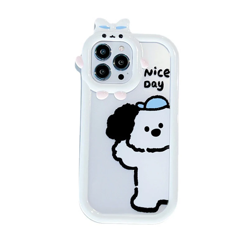 

Line Cartoon Soft Phone Case For Iphone 14 13 Pro Max 12 Mini 11 13Pro 12Pro 11Pro X Xs Xr Plus Iphone13 Girl'S Protective Case