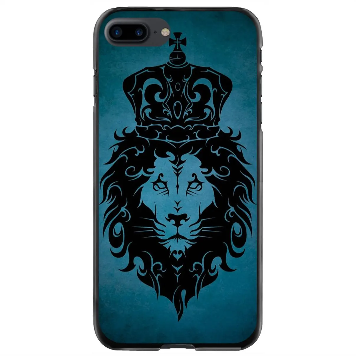 

For iPhone 11 12 13 14 Pro MAX Mini 5 5S SE 6 6S 7 8 Plus 10 X XR XS Aztec Ethnic Tribal Lion Totem Hard Phone Case