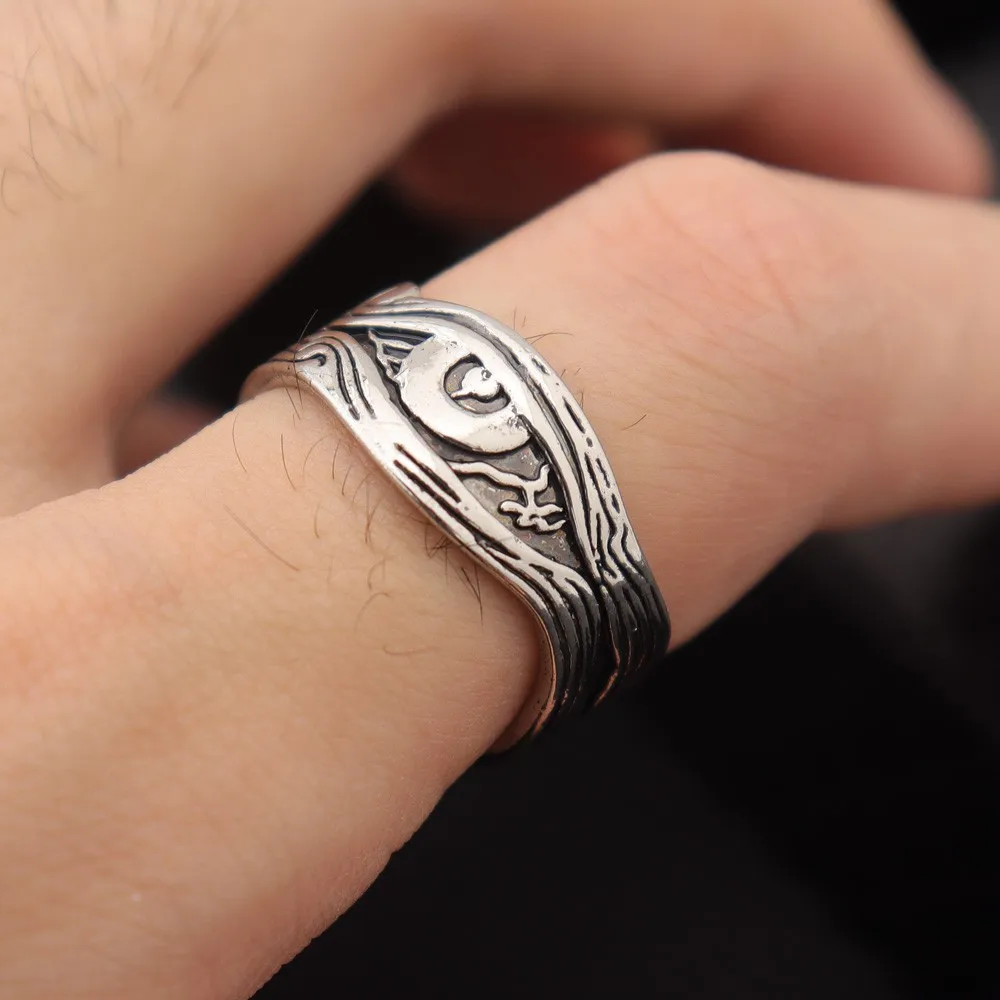 Мужское Винтажное кольцо в стиле хип-хоп