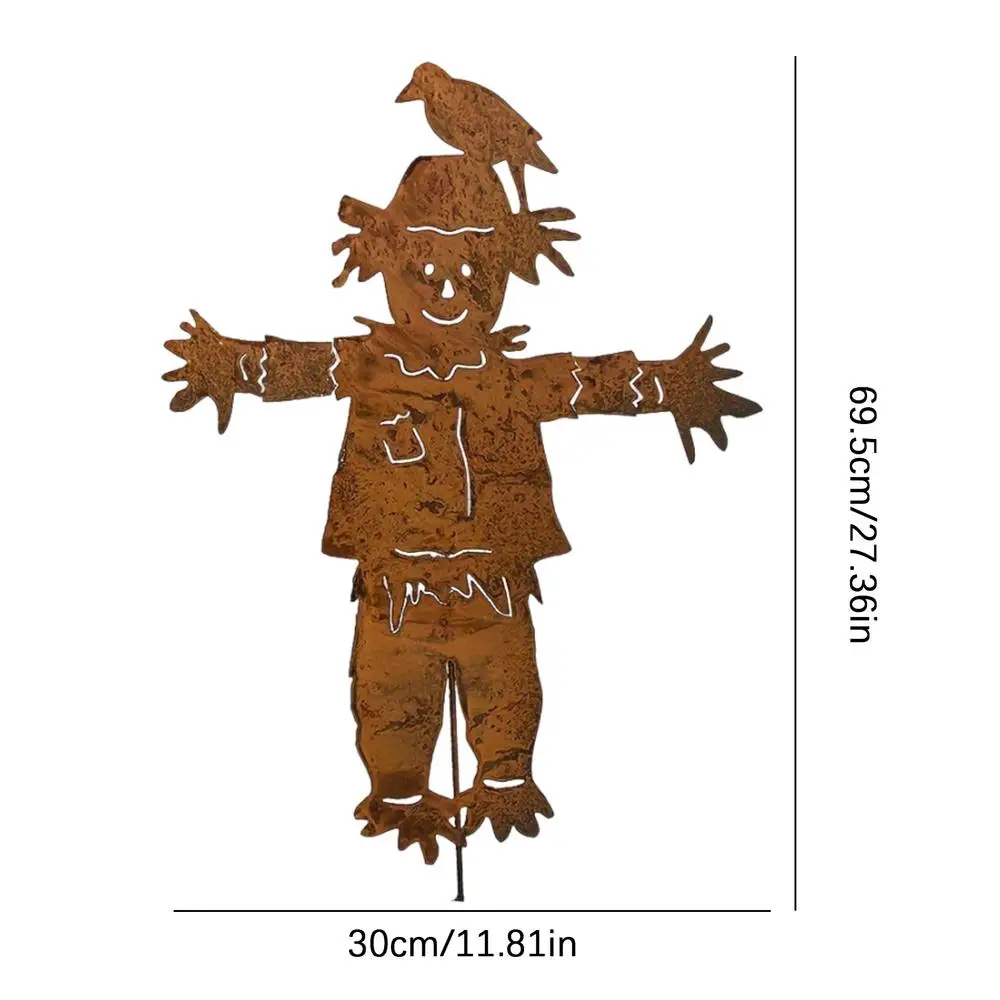 Металлическая садовая статуя пугало дарья аркадьевна донцова шоколадное пугало