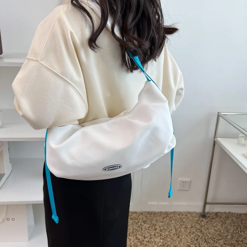 

Холщовая Сумка через плечо для женщин, школьный ранец в Корейском стиле, модные сумки через плечо для мужчин и женщин, вместительная сумка