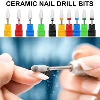 ceramic electric nail drill polishing drill single corn type for nail scissors removing nail peeling dead skin tool 1 piece