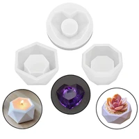 flowerpots candle jar pots silicone molds for epoxy resin complete kit cement resin mold 3d shape plaster casting handicrafts
