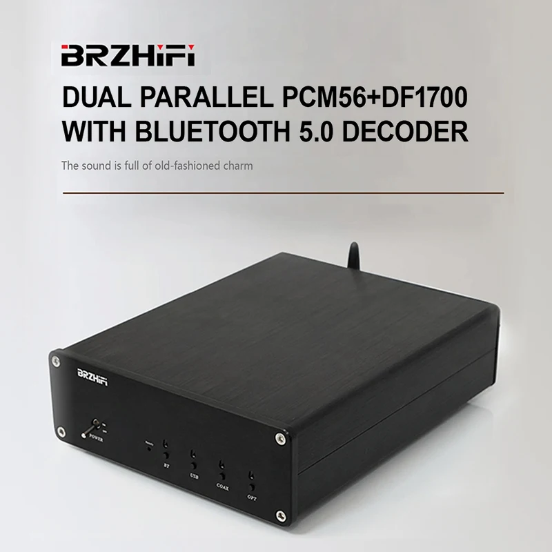 

Breeze&Weiliang Audio Classic Amplifier Dual Parallel PCM56+DF1700 Bluetooth 5.0 HIFI Professional Pure Decoder