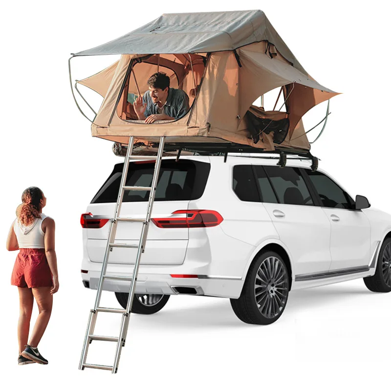

Aluminum alloy outdoor rainproof camping car top roof tent