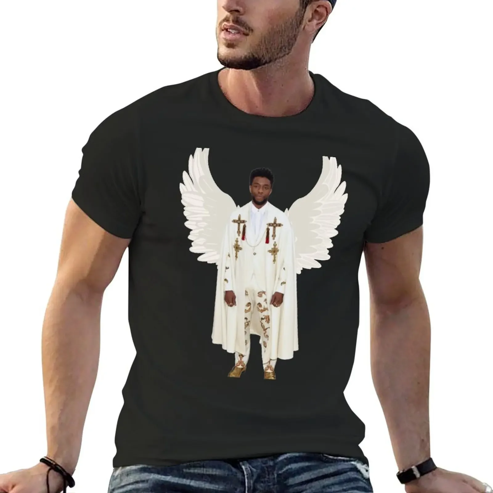 Футболка Wakanda Forever R.I.P футболки с короткими рукавами и рисунком одежда больших