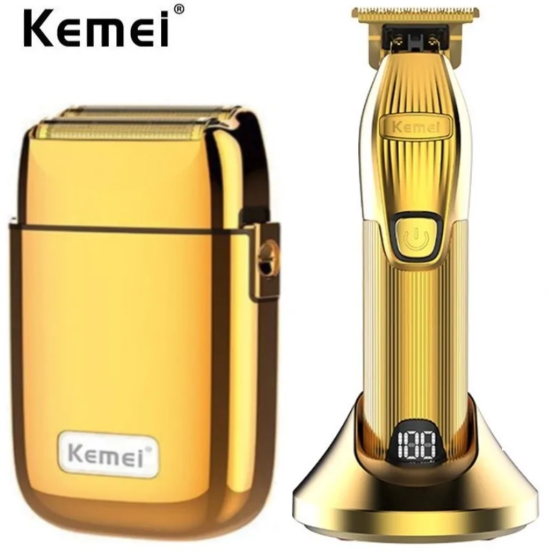 Kemei All Metal Professional Electric Hair Clipper Rechargea
