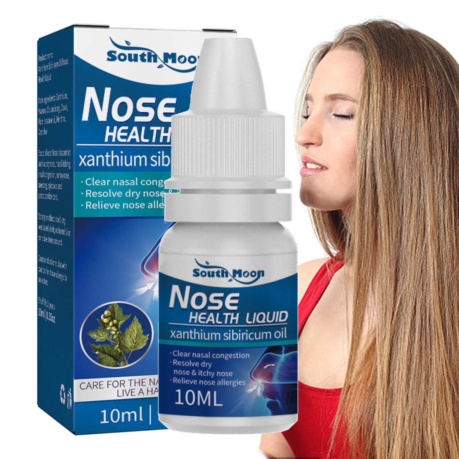 

Nose Health Liquid Xanthium Sibiricum Oil Anti Nasal Congestion Noses Care 10ml For Sinusitis Sneezing Sensitive Noses
