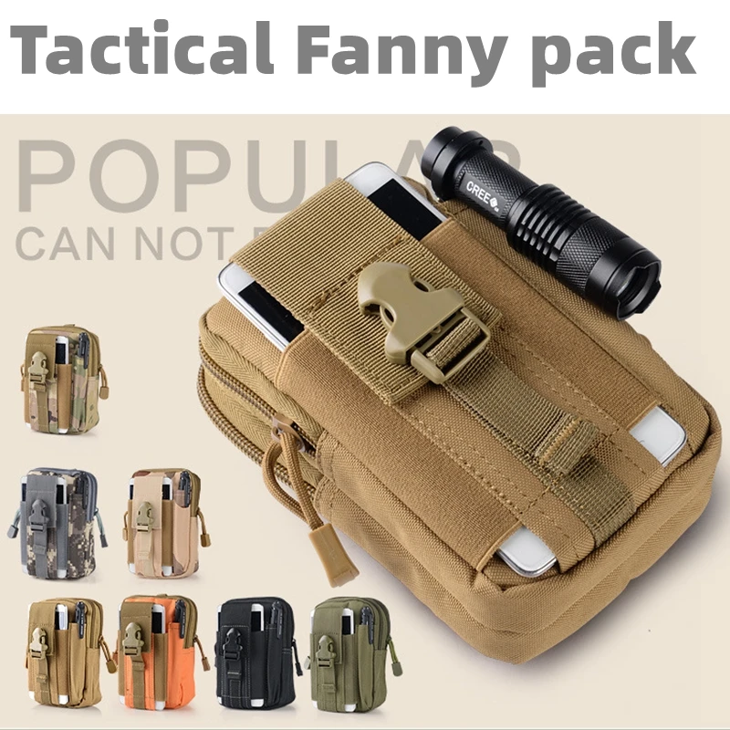 

Tactical Waist Pack Bag Accessories Gear Sports Outdoor Gadgets Belt Pouch Backpack Encrypted Oxford Cloth Support MELLO