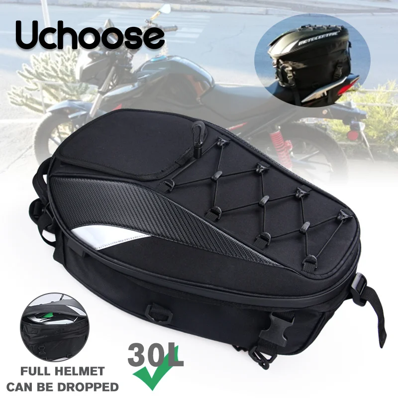 

Motorcycle Riding Bag Full Helmet Bag Backpack Mochila Moto Unisex Waterproof Bag Unisex Large Capacity Expandable 30L