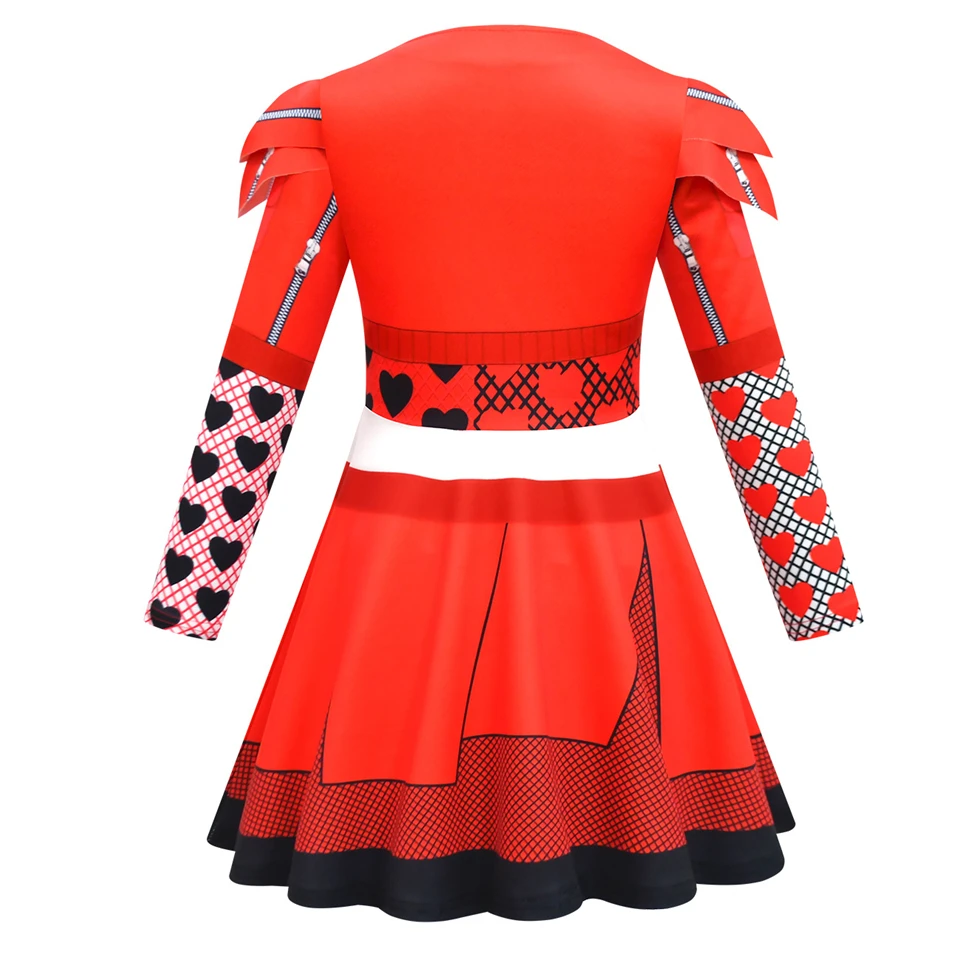 Модель 2024 года костюм для Хэллоуина принцессы 4 Красная Королева сердец брюки