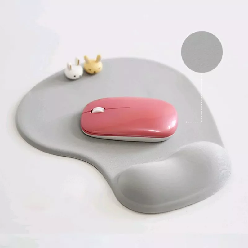 

Office Mousepad with Gel Wrist Support Ergonomic Gaming Desktop Mouse Pad Wrist Rest