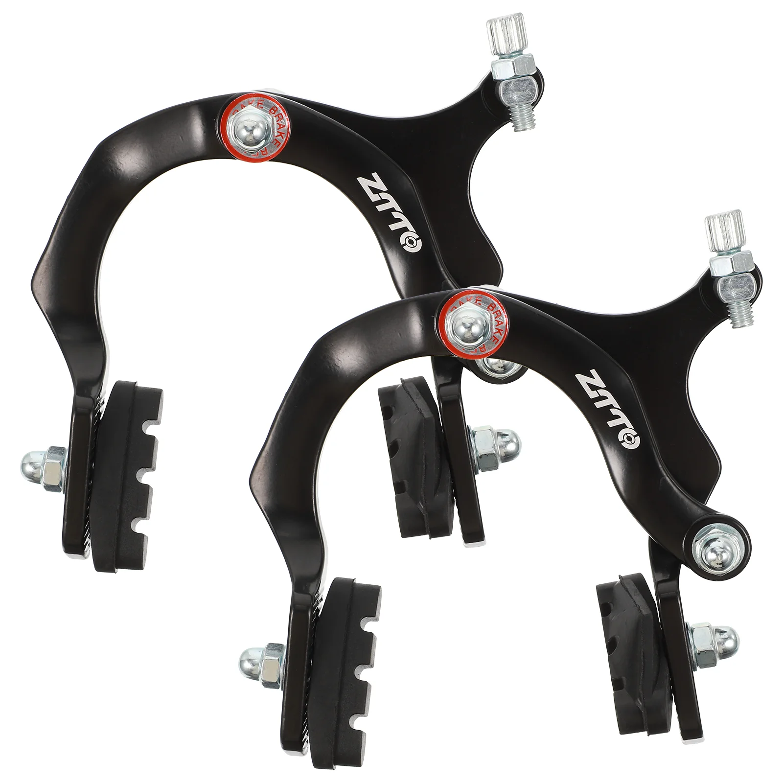 

Bike Brake Caliper Black Aluminum Arm Brake Brake Caliper Shoes Caliper Clip Clamp for