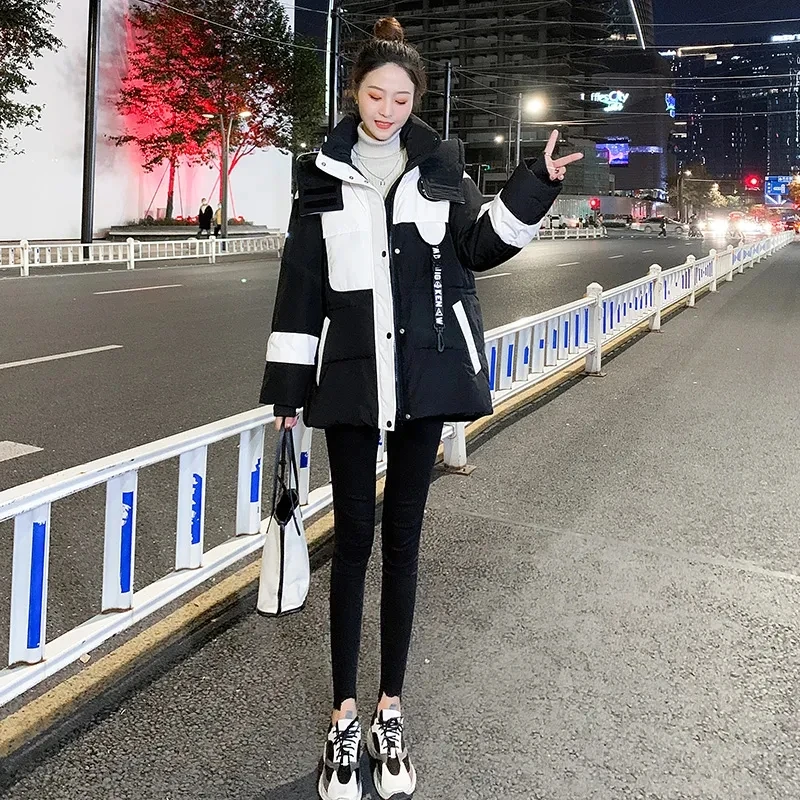 Парка женская одежда пуховое хлопковое пальто новинка 2024 Утепленная зимняя