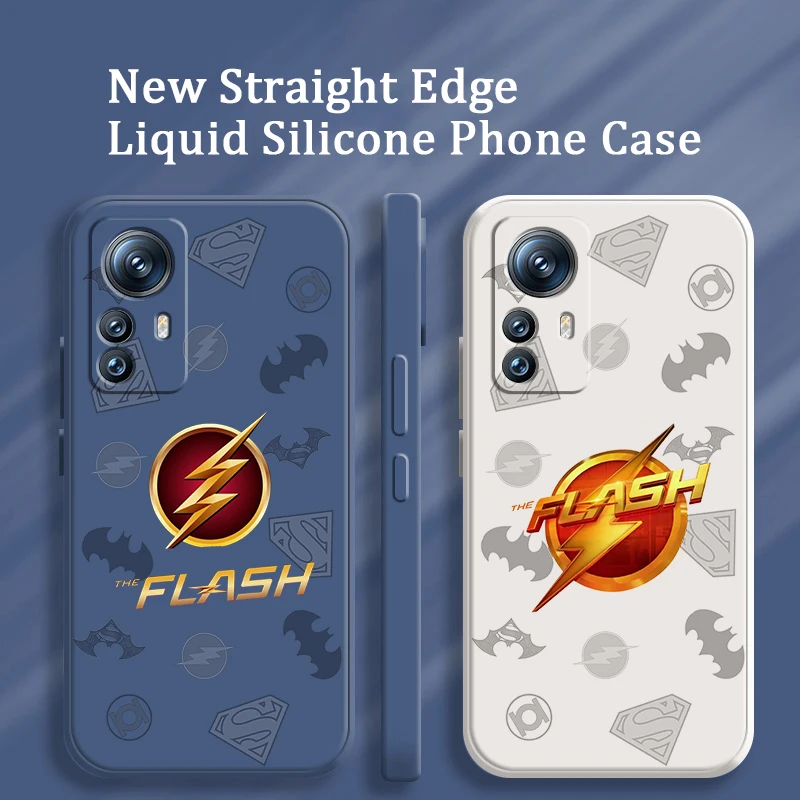 

Phone Case For Xiaomi Mi 13 12S 12 12X 12T 11i 11T 11 10 10S 10T Pro Lite Ultra 5G Luxury Flash Logo Art Heroes Liquid Rope