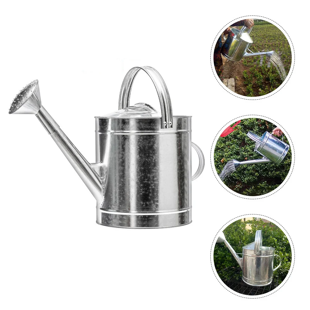 

Sprinklers Garden Watering Kettles Indoor Plants Vegetable Pot Can Long Spout Flower Iron Small Metal Jug