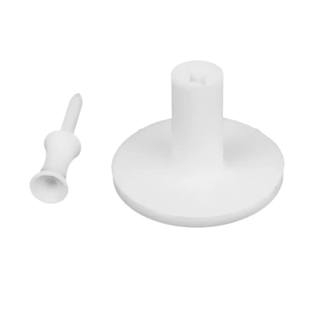 

White Rubber Golf TEE Holder for Golf Driving Range Tees