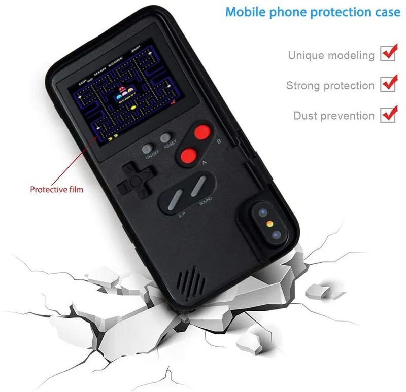 3D 36 классический ретро игровой чехол для телефона Gameboy IPhone 11 12 13 Pro XS Max Mini XR X 10 8 7 Plus
