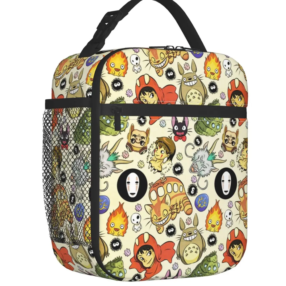 

Hayao Miyazaki Anime Manga Insulated Lunch Bags for School Office My Neighbor Totoro And Spirited Away Cooler Thermal Bento Box