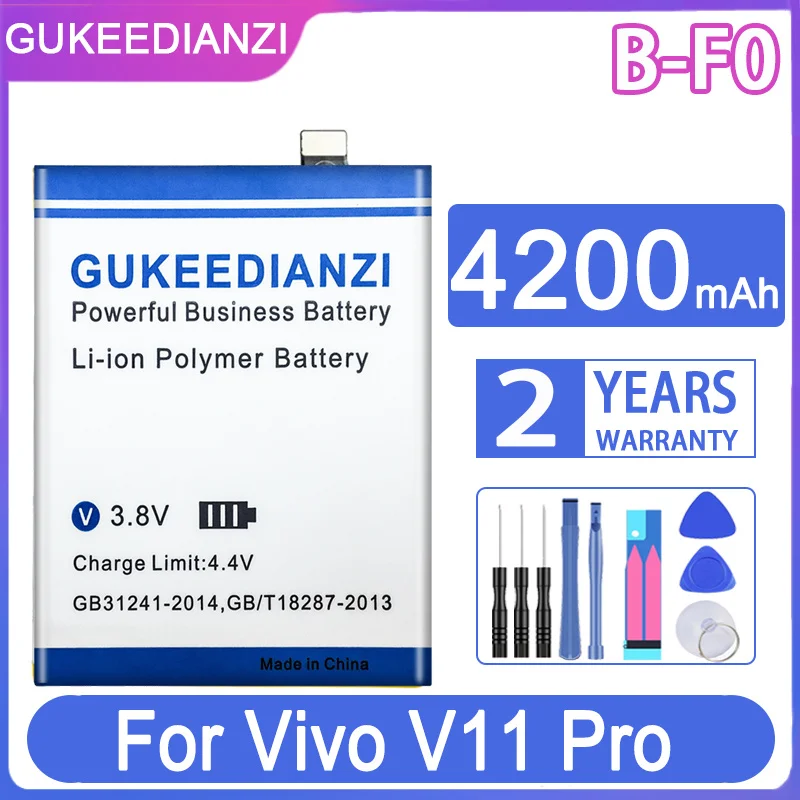 

GUKEEDIANZI Replacement Battery B-F0 BF0 4200mAh For Vivo V11 Pro V11Pro/ X21s 1804 1806 1814 PD1813F_EX Mobile Phone Batteries