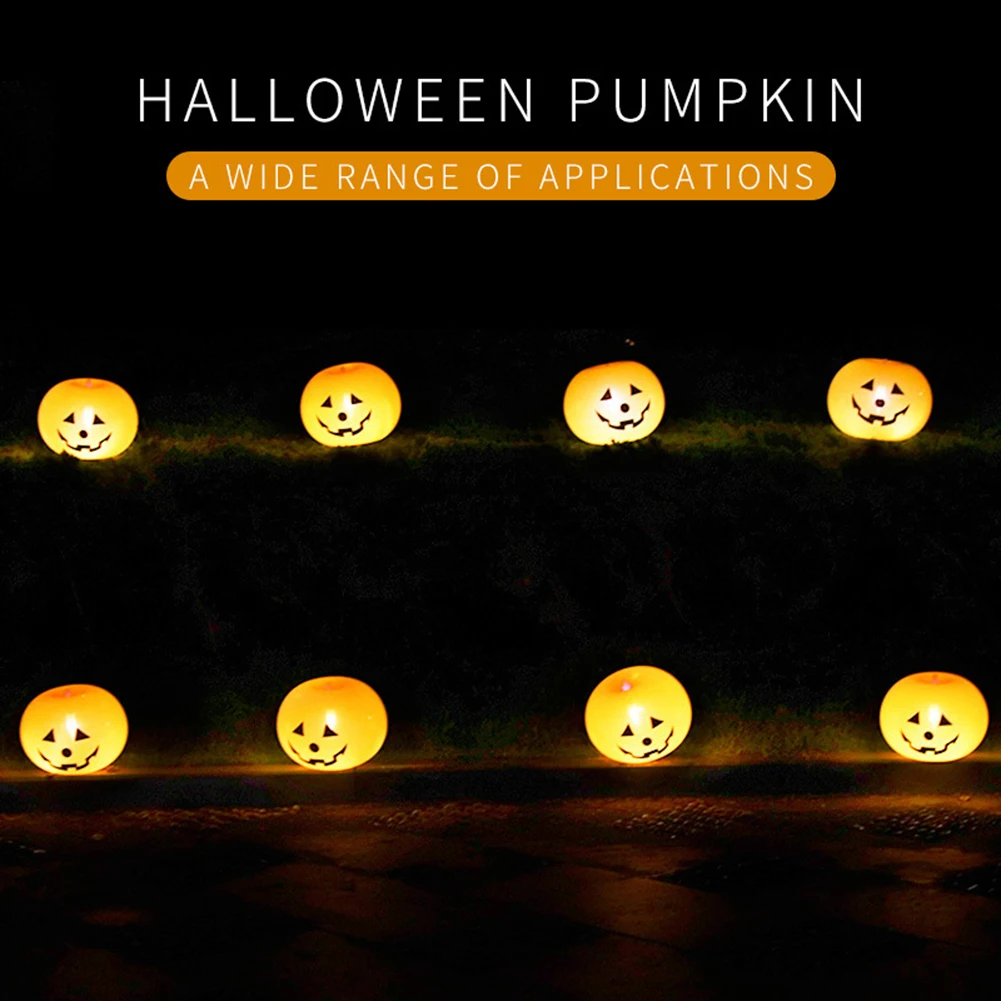 

Halloween Party Balloon Pumpkin Lights Creative Decorative Lights Festival Glowing for Haunted House Scary Horror Props Supplies