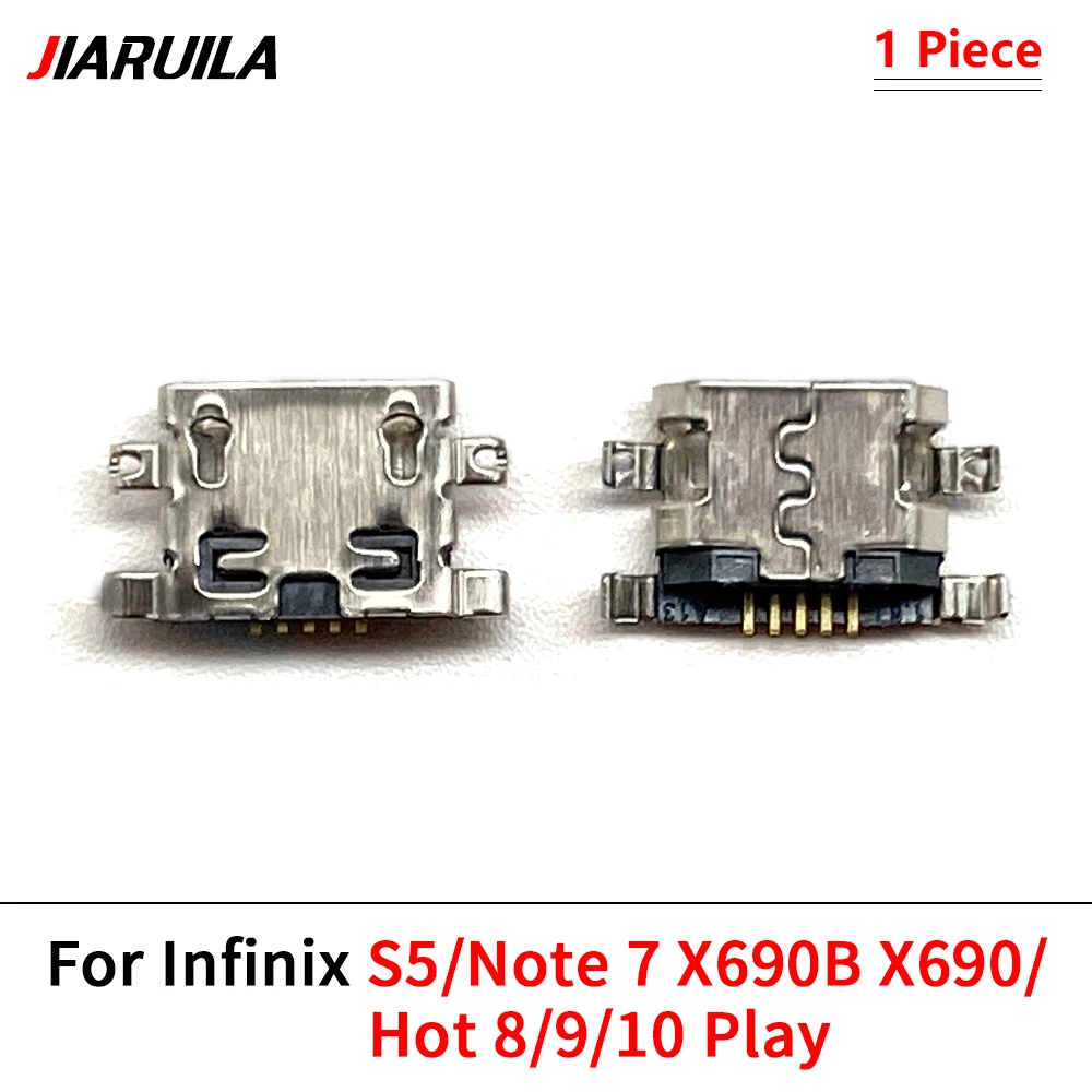 50 шт. разъем Mini USB для Infinix S5 Pro Note 7 X690B Hot 8 Lite 9 Play 10 Smart 5 India S4 Tenco Pova