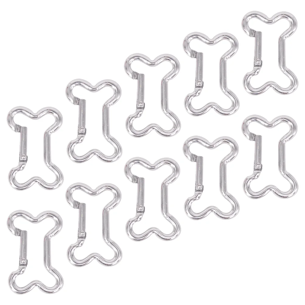 

20 Pcs Mini Carabiner Hammock Camping Carabiners Buckles Hanging Kettle Hooks Practical Aluminum Alloy