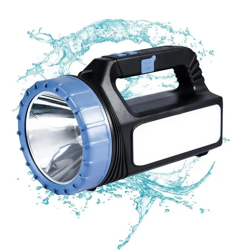 

Solar Flashlight Waterproof Flash Lights Rechargeable Solar Lamp Multifunctional Use For Outdoor Emergencies Camping Backpacking