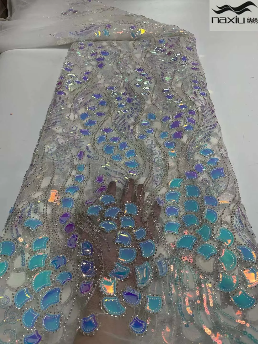 

Новейшие африканские тюлевые кружева Madison для жениха 2022 роскошная кружевная ткань с блестками Высококачественная вышивка нигерийские кружева сеточка для свадьбы