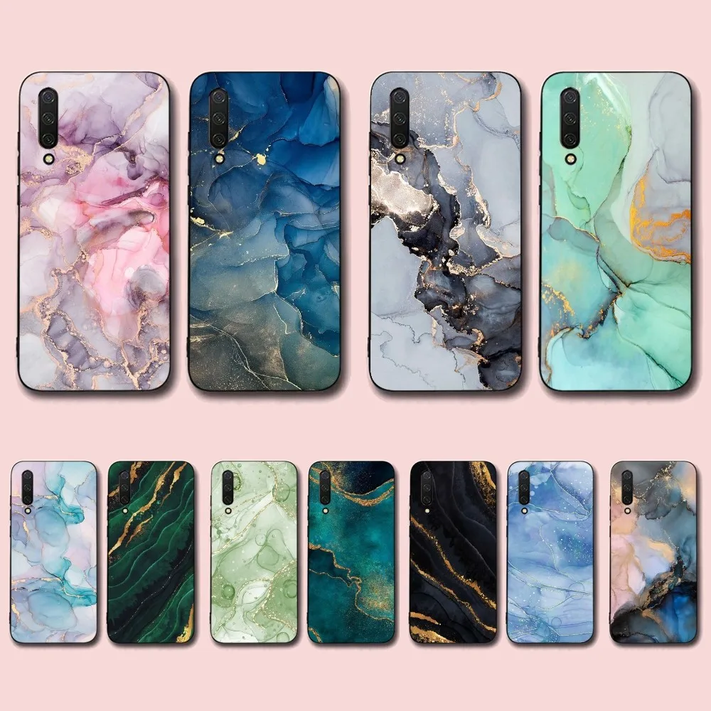 

Fashion Color Marble Phone Case For Xiaomi Mi 5X 8 9 10 11 12 lite pro 10T PocoX3pro PocoM3 Note 10 pro lite