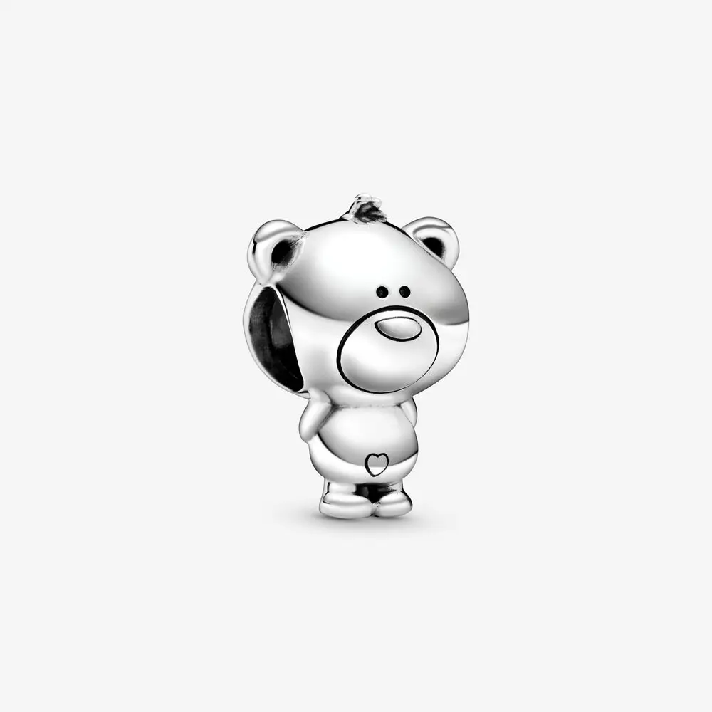 

Popular Theo Bear Dangle charms mybeboa 925 Sterling Silver Bead Pendant Fit Original Pandora Bracelet Women Jewelry