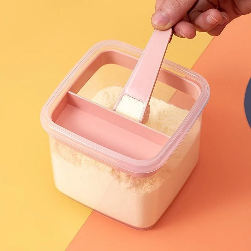 1 шт. портативная коробка для хранения продуктов питания с крышкой и ложкой