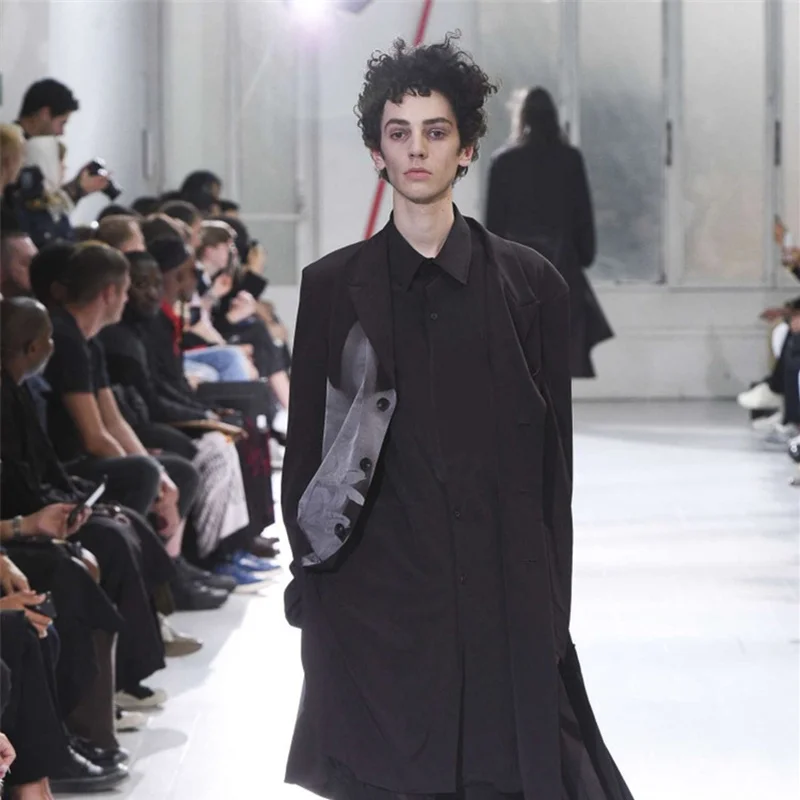 

Yohji Yamamoto 22AW Autumn And Winter Style Simplicity Fashion Men Women Printing Casual Coat
