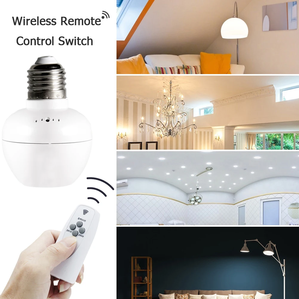 

Adapter Remote Control Connector Sensor Switch Light Holder Socket Professional E27 Screw Lamp Converter Holder