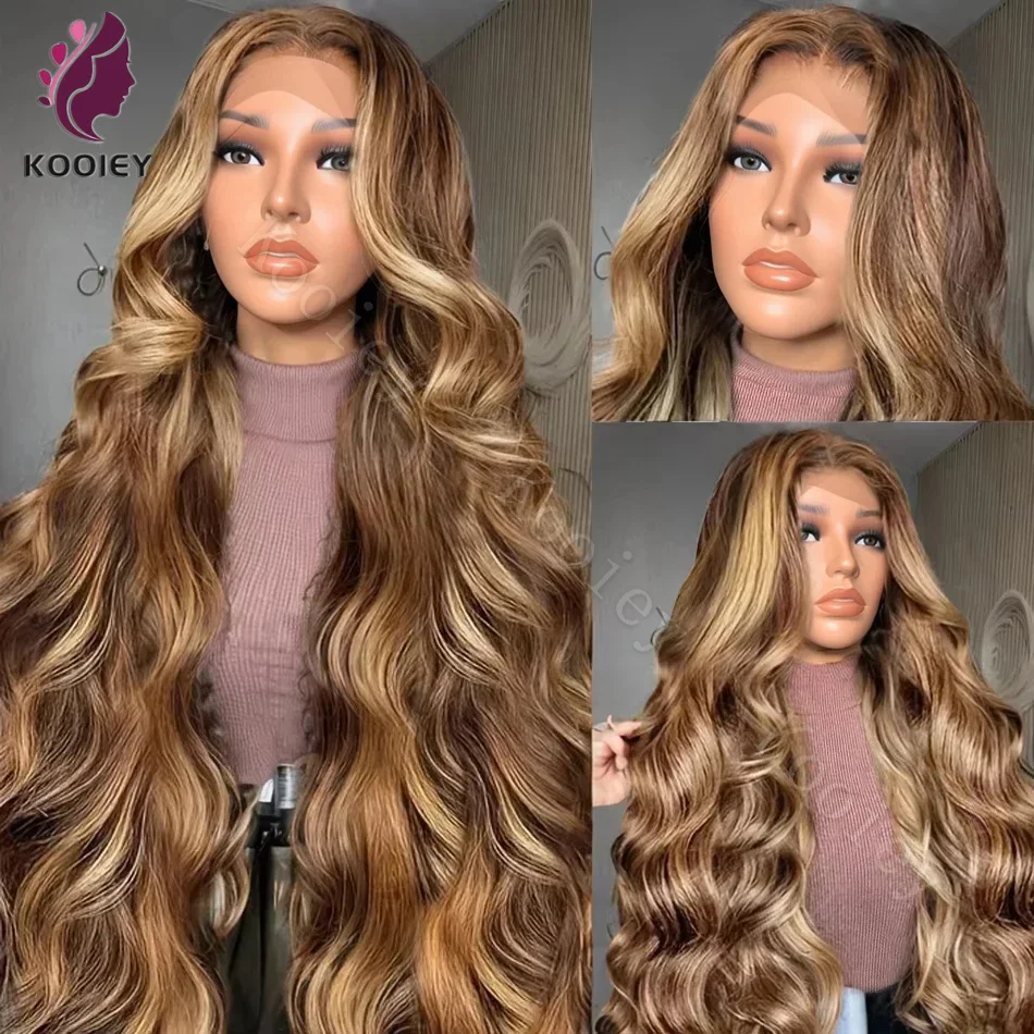Парик из натуральных волос 13x6 дюймов с волнистыми 180% натуральными волосами