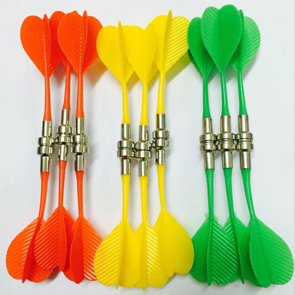 

24PCS Magnetic Dart Flag Pattern Portable Practical Tip for Boys and Girls