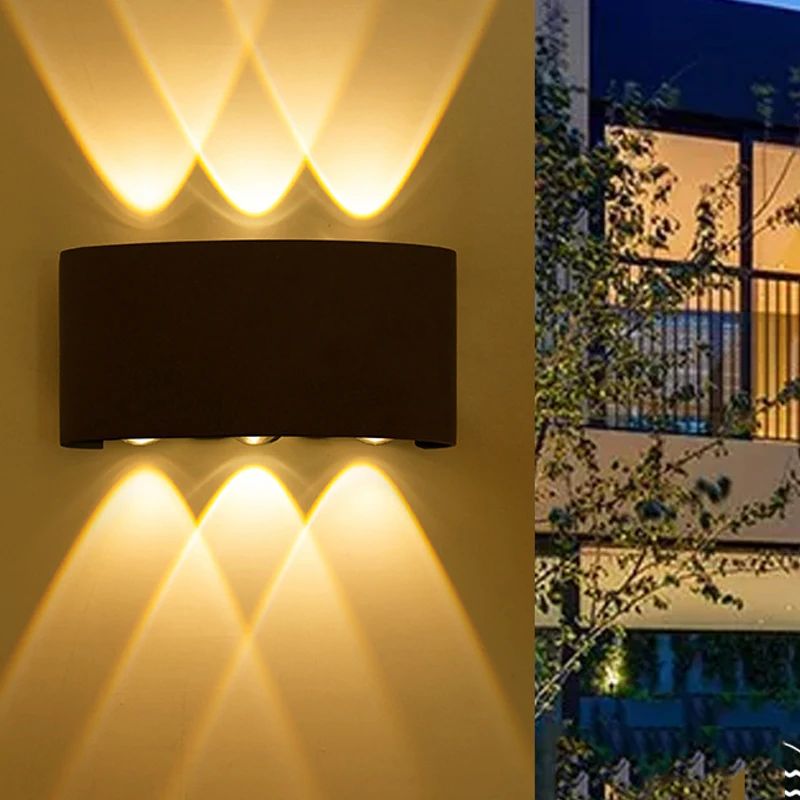 

LED Wall Light Outdoor Waterproof Indoor Living Room for Country House Porch Garden Street Lamp 2W 4W 6W 8W 12W Balcony Sconce