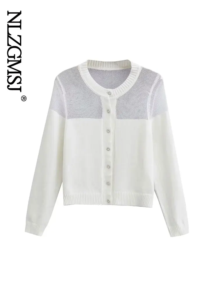 

Женский кардиган Nlzgmsj, Однотонный свитер на одной пуговице, простой стиль, Осень-зима 2022
