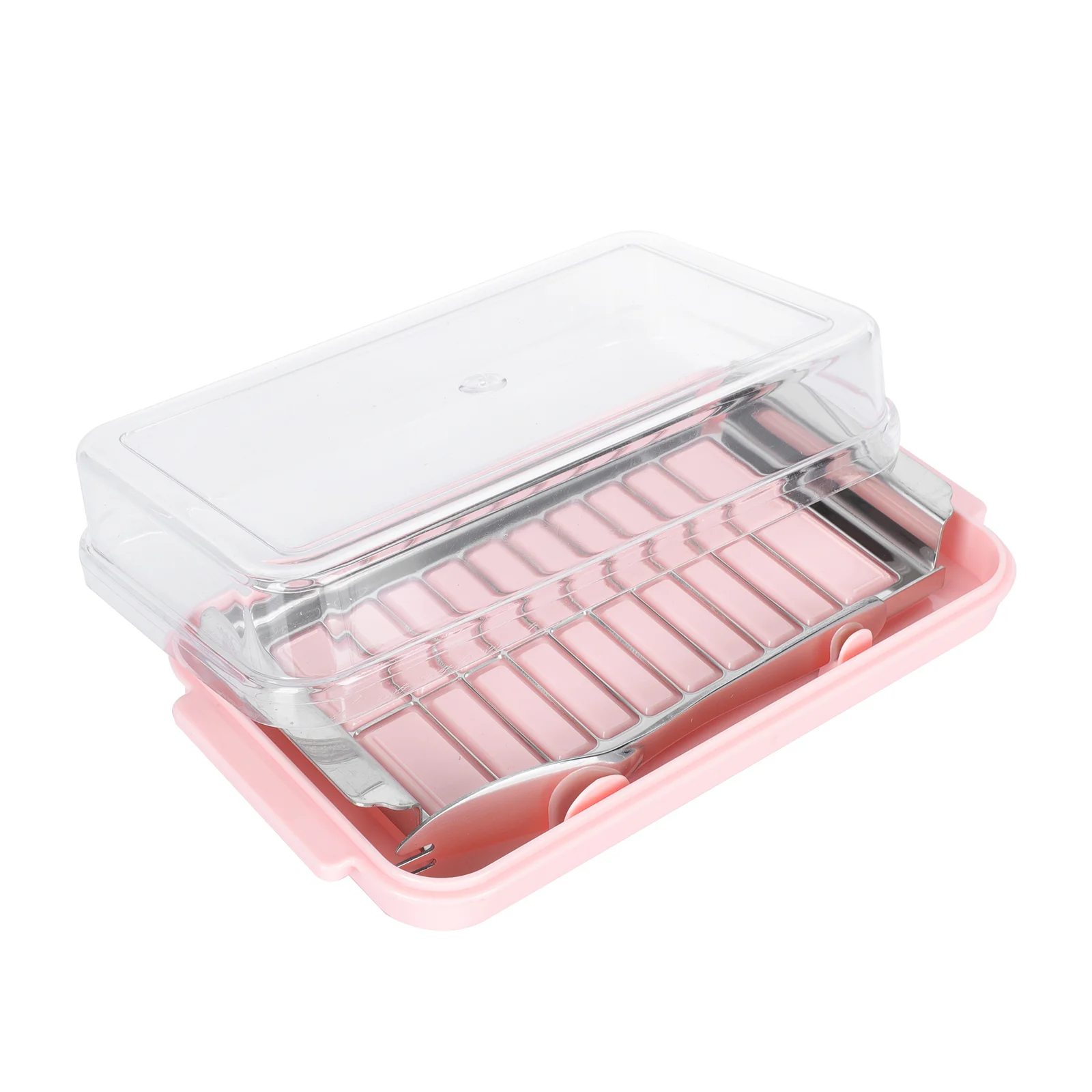 

Butter Dishboxkeeper Containerlid Slicer Plate Cheese Serving Clear Holder Tub Tray Airtight Cover Case Dome Cube Hard Cream