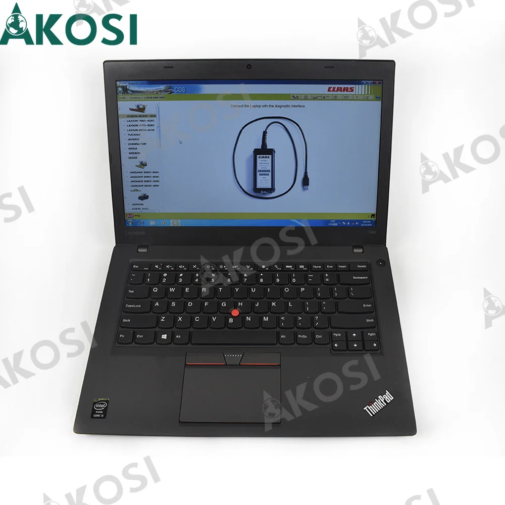 

Для диагностической системы Claas CDS 7,5 [обновление 9,2020] + Лицензия LMT для диагностического инструмента с ноутбуком T420